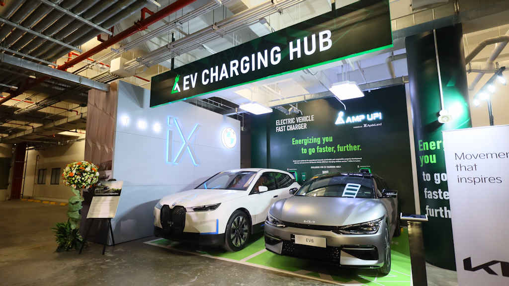EV Charging Station at Ayala Land | Photo by Car Guide Ph Website